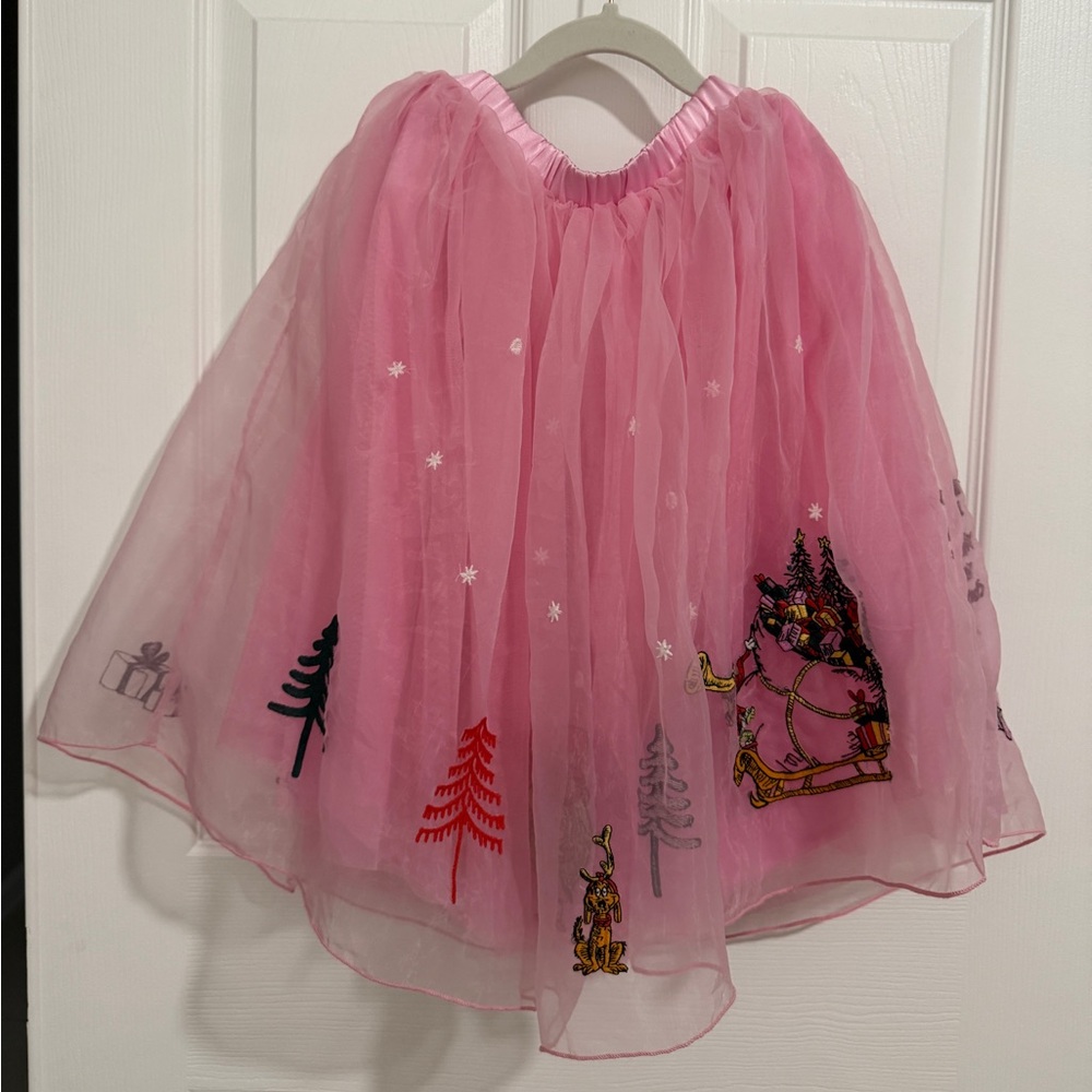 Hanna Andersson Tulle “The Grinch” skirt, Size 8